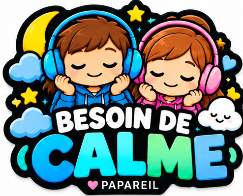 Écusson PAPAREIL – Besoin de calme